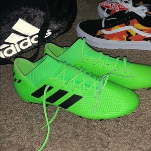 Adidas shoes green 9.5